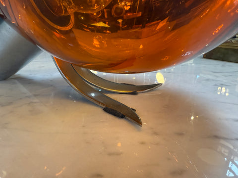 Space Age Table Lamp by Flavio Poli , Murano Glass. Italy 1970s.