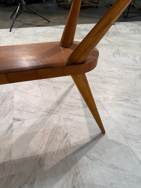 Mid-Century Italian Coffee Table with Green Glass Top, 1950s