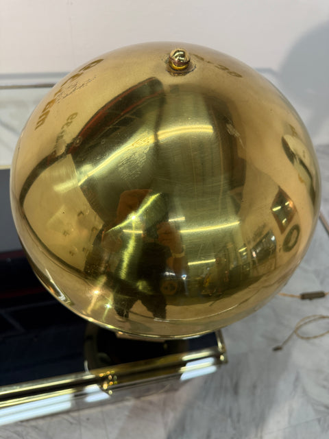 Mid-Century Modern Italian Brass Mushroom Table Lamp, 1960s