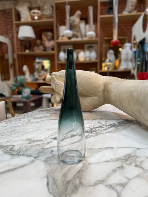 Tall Smoky Murano Glass Vase