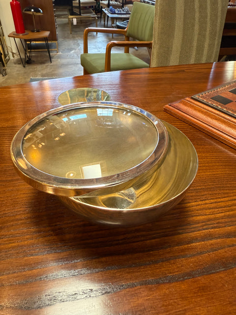 Vintage Italian Round Box 1980's