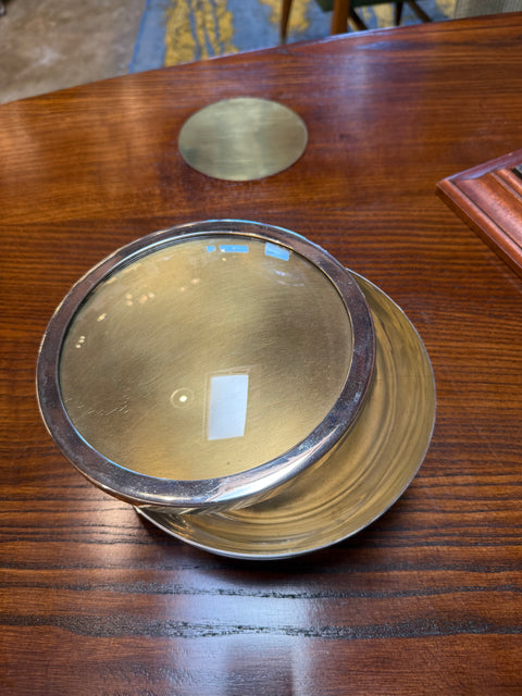 Vintage Italian Round Box 1980's