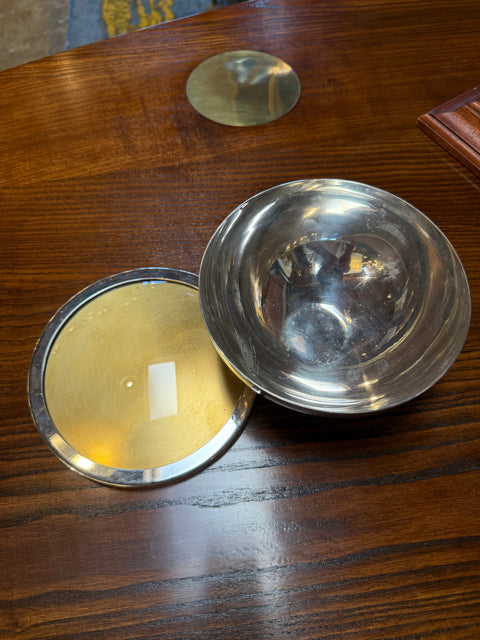 Vintage Italian Round Box 1980's