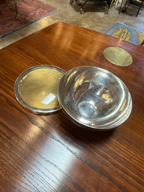 Vintage Italian Round Box 1980's