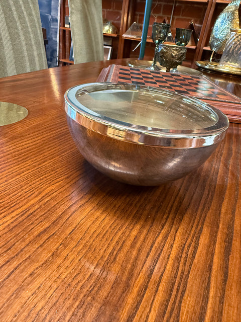 Vintage Italian Round Box 1980's