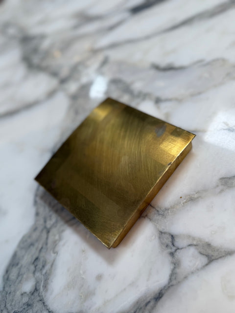 Mid-Century Modern Solid Brass Trinket or Jewelry Box