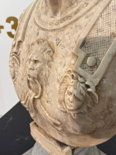 Neoclassical Marble Bust of a Roman General