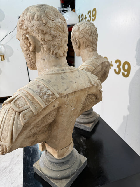 Neoclassical Marble Bust of a Roman General