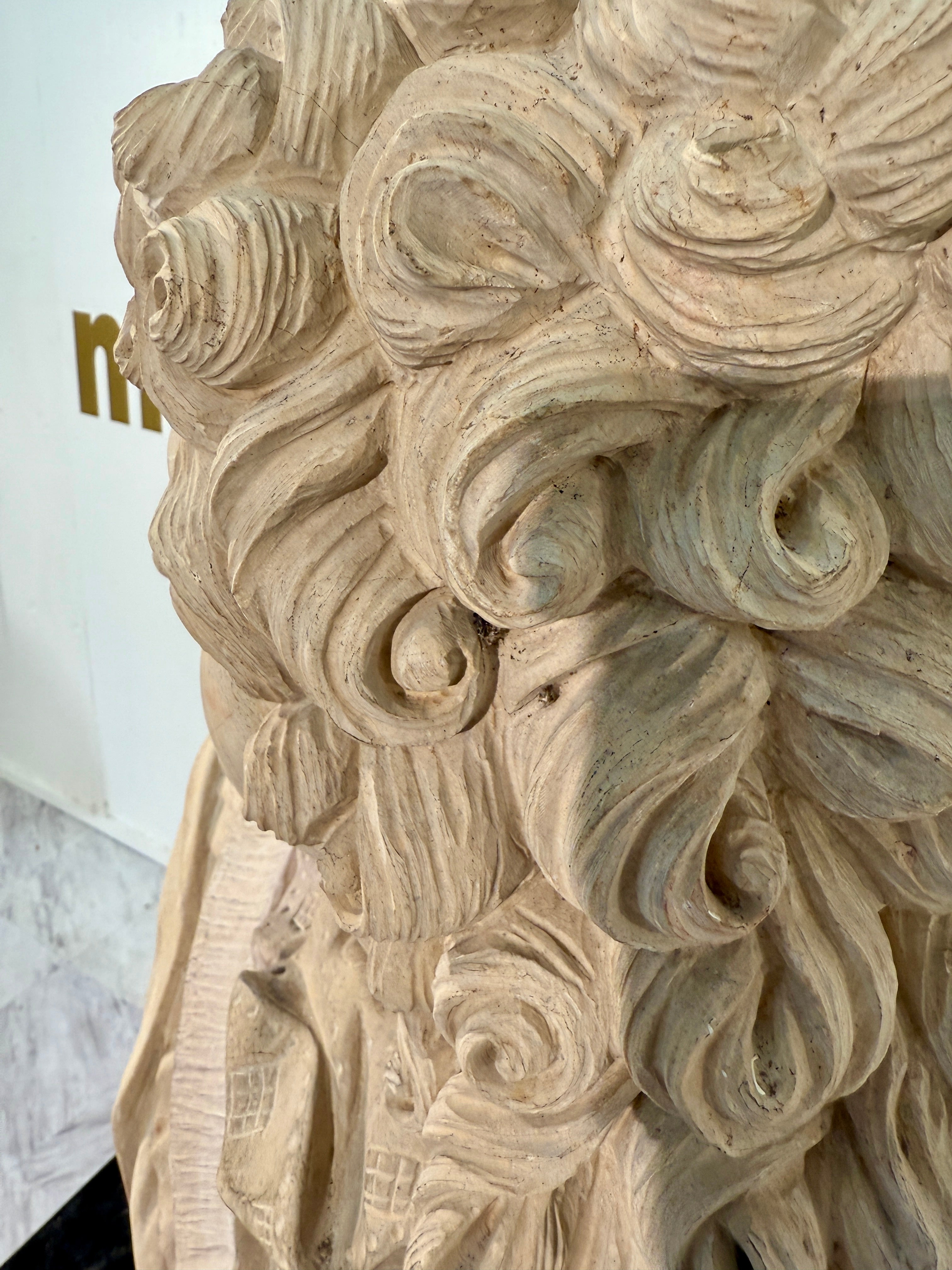 Grand Tour Carved Marble Bust of Louis XIV, Italy, 19th Century