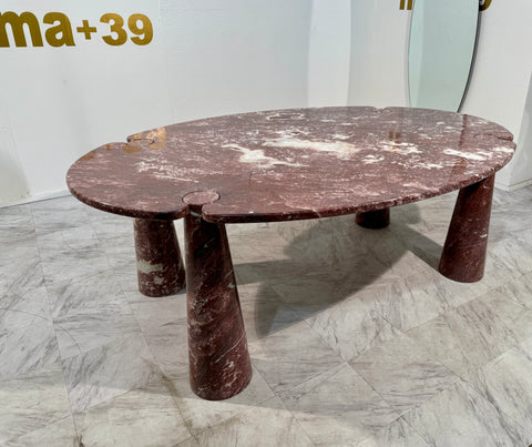 Angelo Mangiarotti "Eros" Oval Marble Dining Table, 1970s