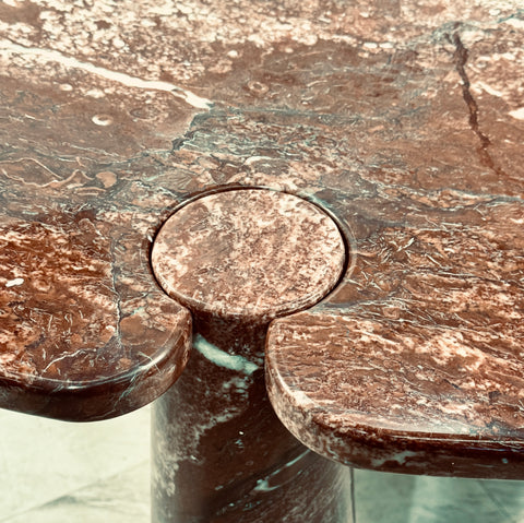 Angelo Mangiarotti "Eros" Oval Marble Dining Table, 1970s