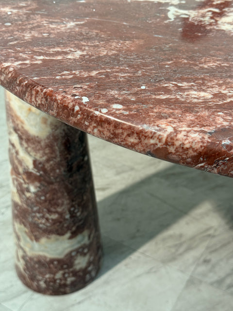 Angelo Mangiarotti "Eros" Oval Marble Dining Table, 1970s