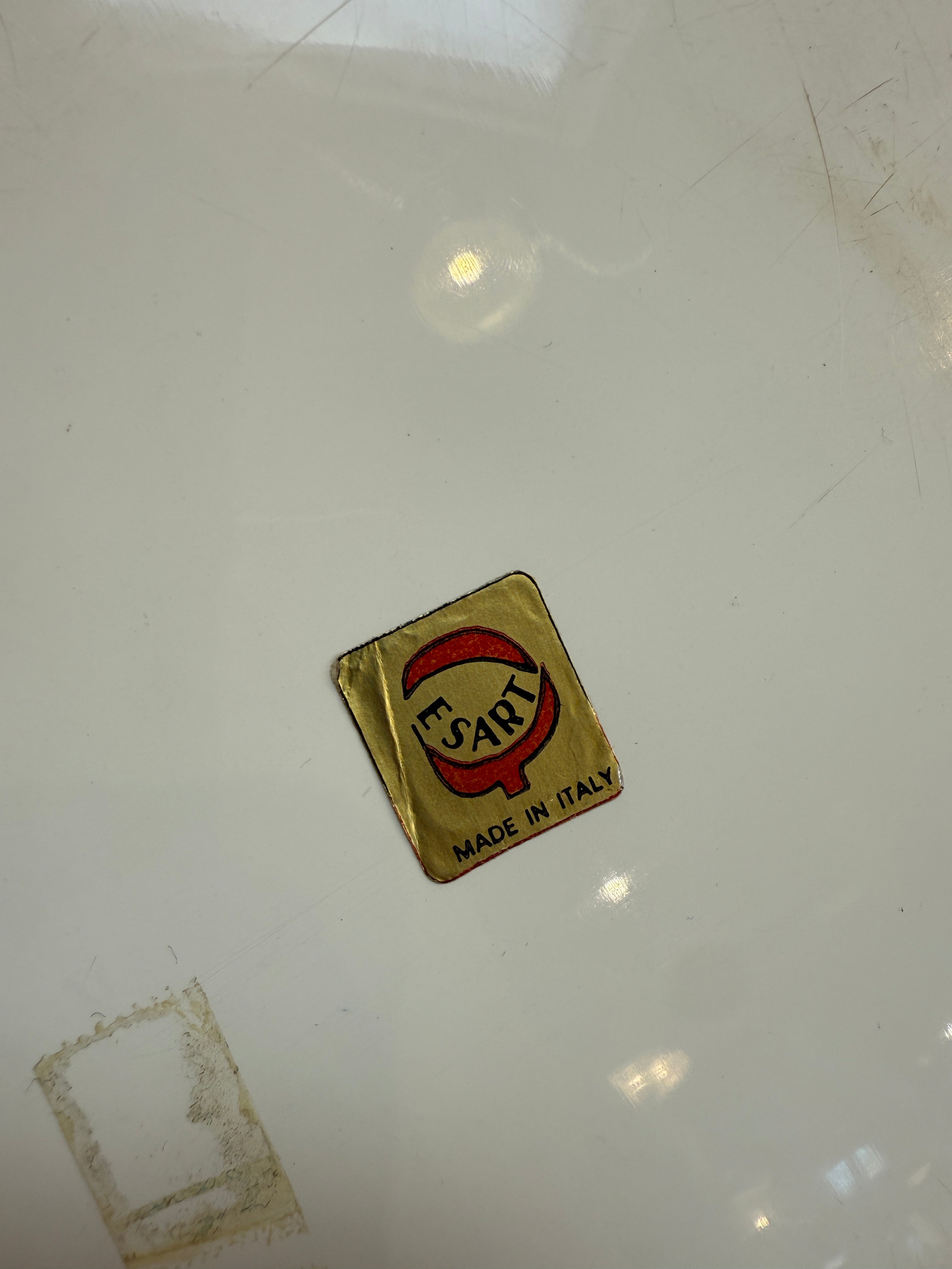 Esa Fedrigolli for Esart Bronze Ashtray Lacquered Base, Italy, 1970s