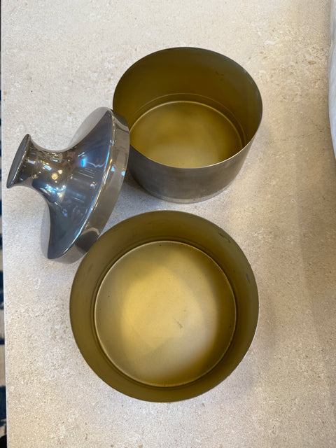 Il Punto Smoked Chrome Expandable Box, Italy, 1970s