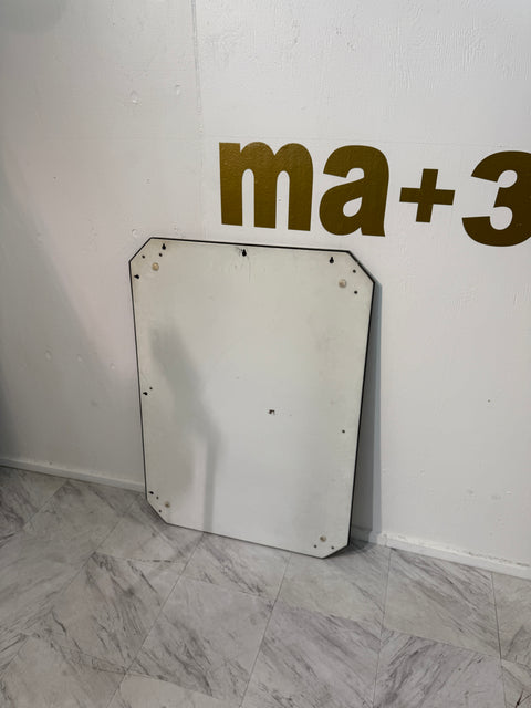 Vintage Italian Chrome-Framed Wall Mirror