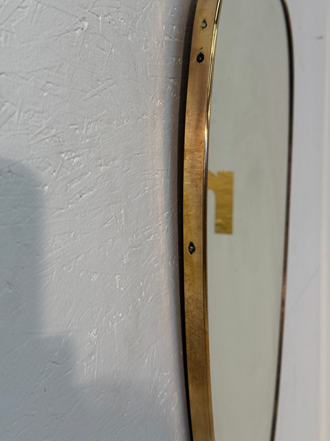 Italian Mid-Century "Heart Shape" Wall Mirror, 1950s