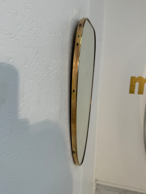 Italian Mid-Century "Heart Shape" Wall Mirror, 1950s