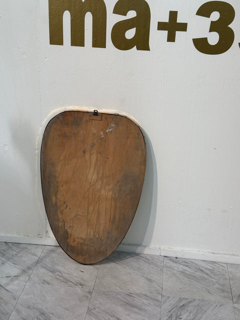 Italian Mid-Century "Heart Shape" Wall Mirror, 1950s