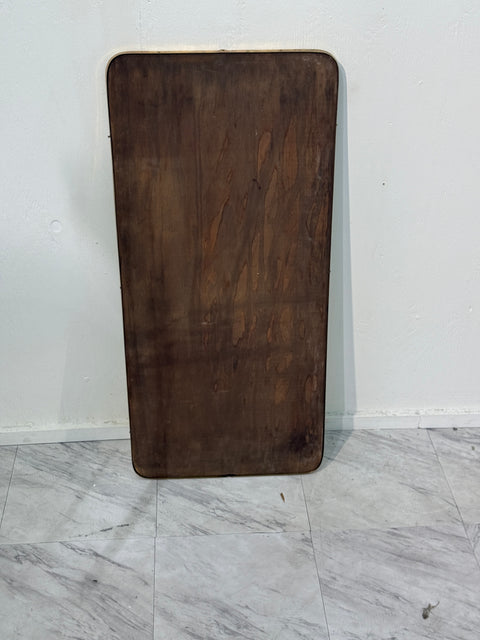 Italian Full-Length Rectangular Brass Mirror, 1950s