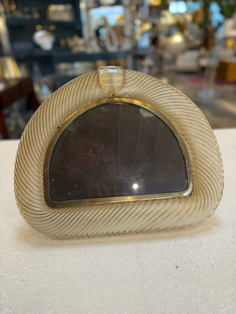 Murano Glass Photo Frame by Tommaso Barbi,1970s