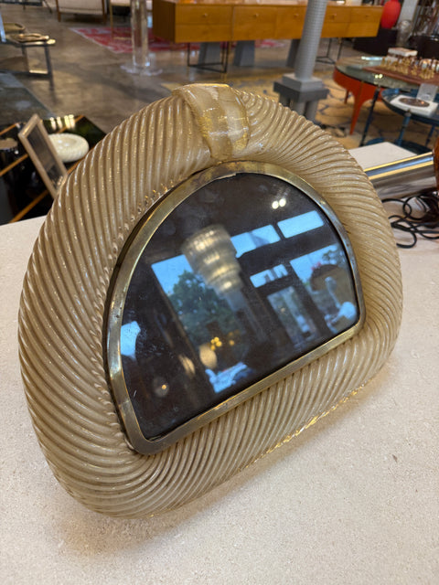 Murano Glass Photo Frame by Tommaso Barbi,1970s