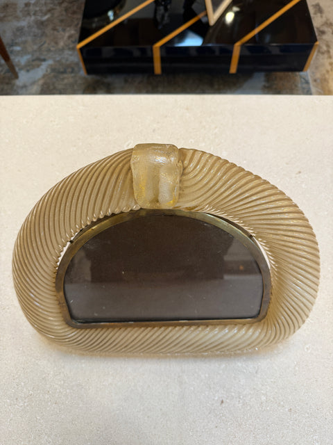 Murano Glass Photo Frame by Tommaso Barbi,1970s