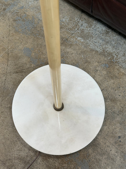 Italian Brass and Marble Floor Lamp with Swing Arm, 1970s