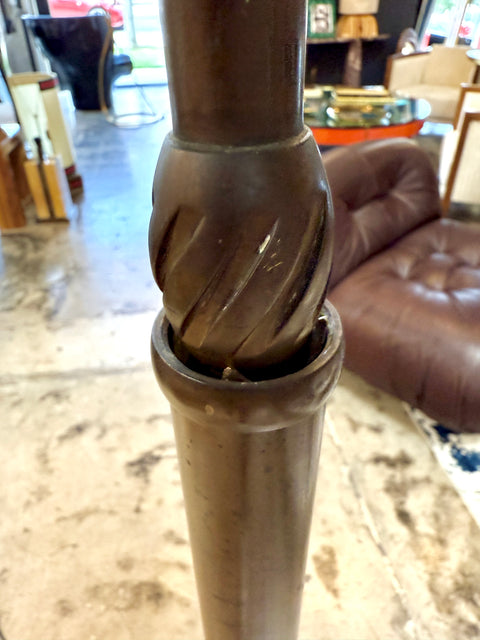 Patented Adjustable Brass Floor Lamp by Angelo Lelli for Arredoluce, Italy, 1950s