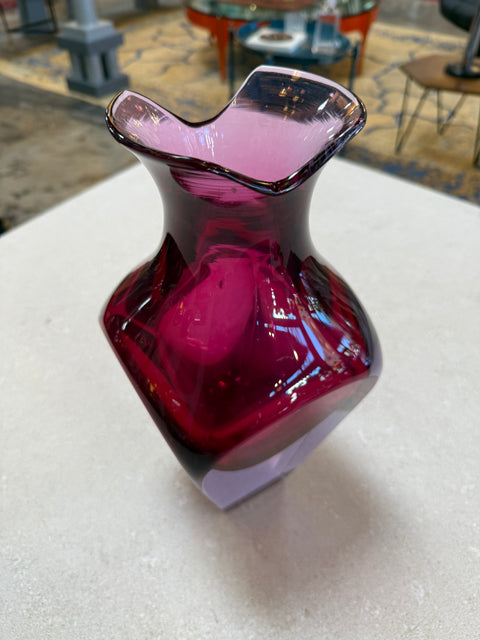 Murano Sommerso Vase by Flavio Poli, Italy, 1970s