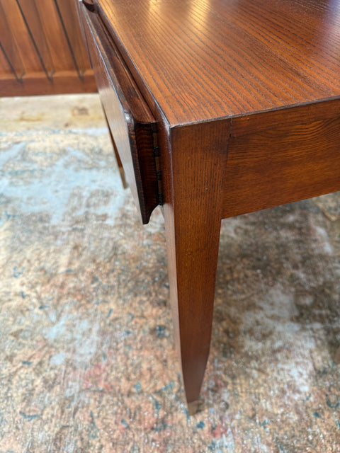 Gio Ponti Console Table with Brass-Capped Legs, Italy, 1950s