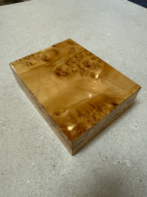 Italian Playing Card Box with Dual Decks, 1970s