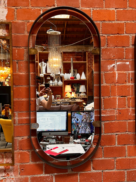 MA39  Oval Wall Mirror , Italy 21st Century