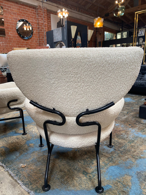 Franco Albini Pair of "Tre Pezzi" Armchairs, Italy, 1960s