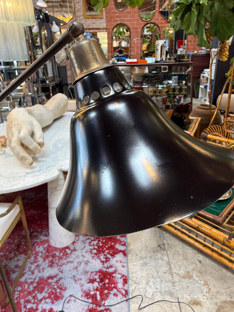 Sculptural Floor Lamp with Curved Base, 1950s