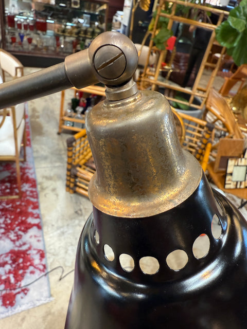 Sculptural Floor Lamp with Curved Base, 1950s