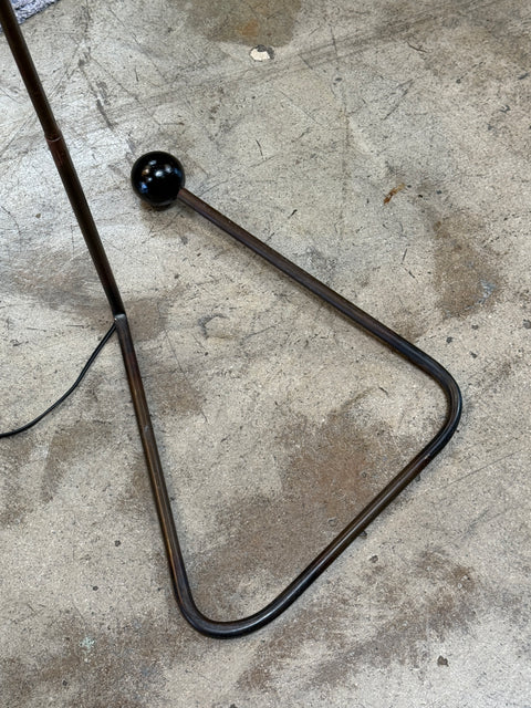 Sculptural Floor Lamp with Curved Base, 1950s