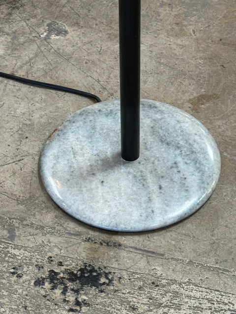 Stilnovo Floor Lamp with Marble Base and Sculptural Frame, Italy, 1950s