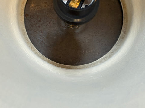 Stilnovo Floor Lamp with Marble Base and Sculptural Frame, Italy, 1950s