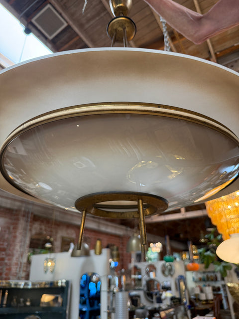 Pietro Chiesa By Fontana Arte Chandelier 1950s