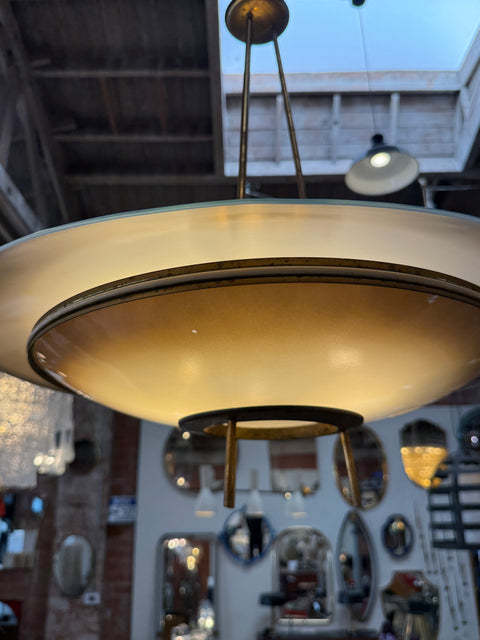 Pietro Chiesa By Fontana Arte Chandelier 1950s