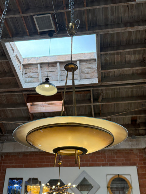 Pietro Chiesa By Fontana Arte Chandelier 1950s