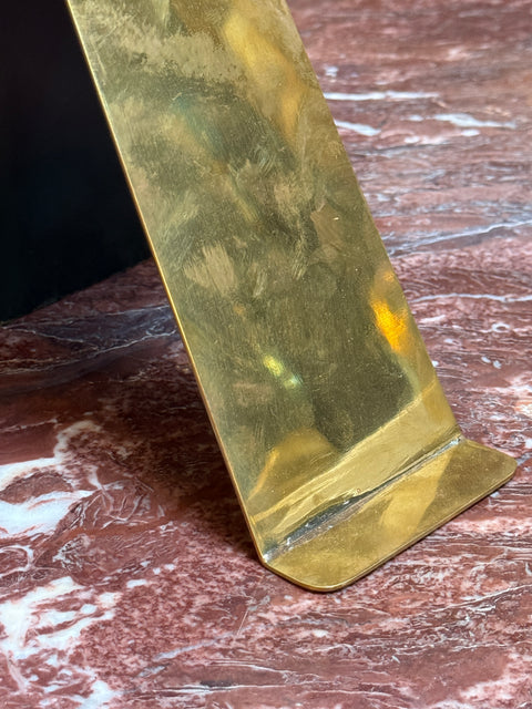 Italian Malachite and Brass Picture Frame, 1970s