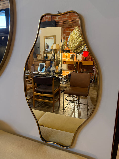 Mid-Century Italian Wall Mirror, 1950s