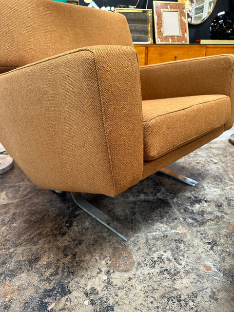 Mid Century Italian Lounge Chair by Franco Campo For F.lli Saporiti