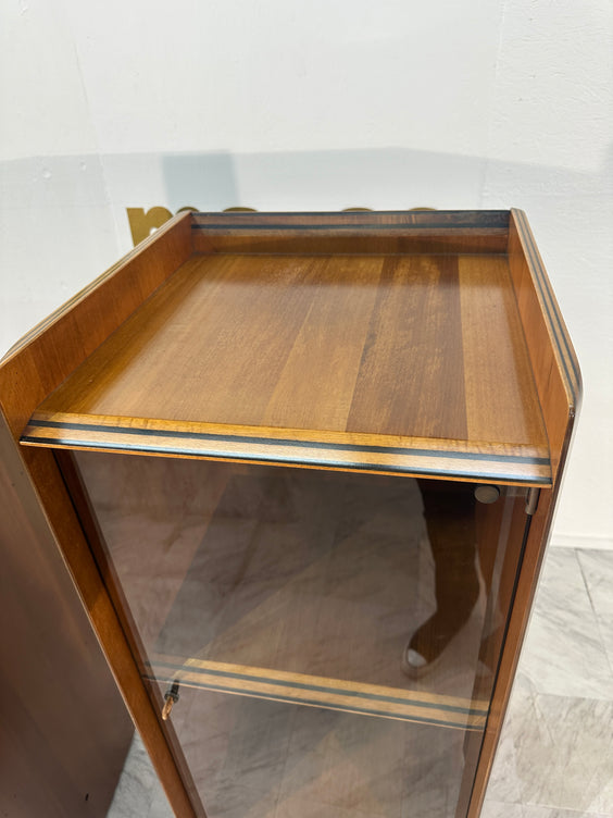 Five Leather and Walnut Artona Chests of Drawers by Afra & Tobia Scarpa for Maxalto