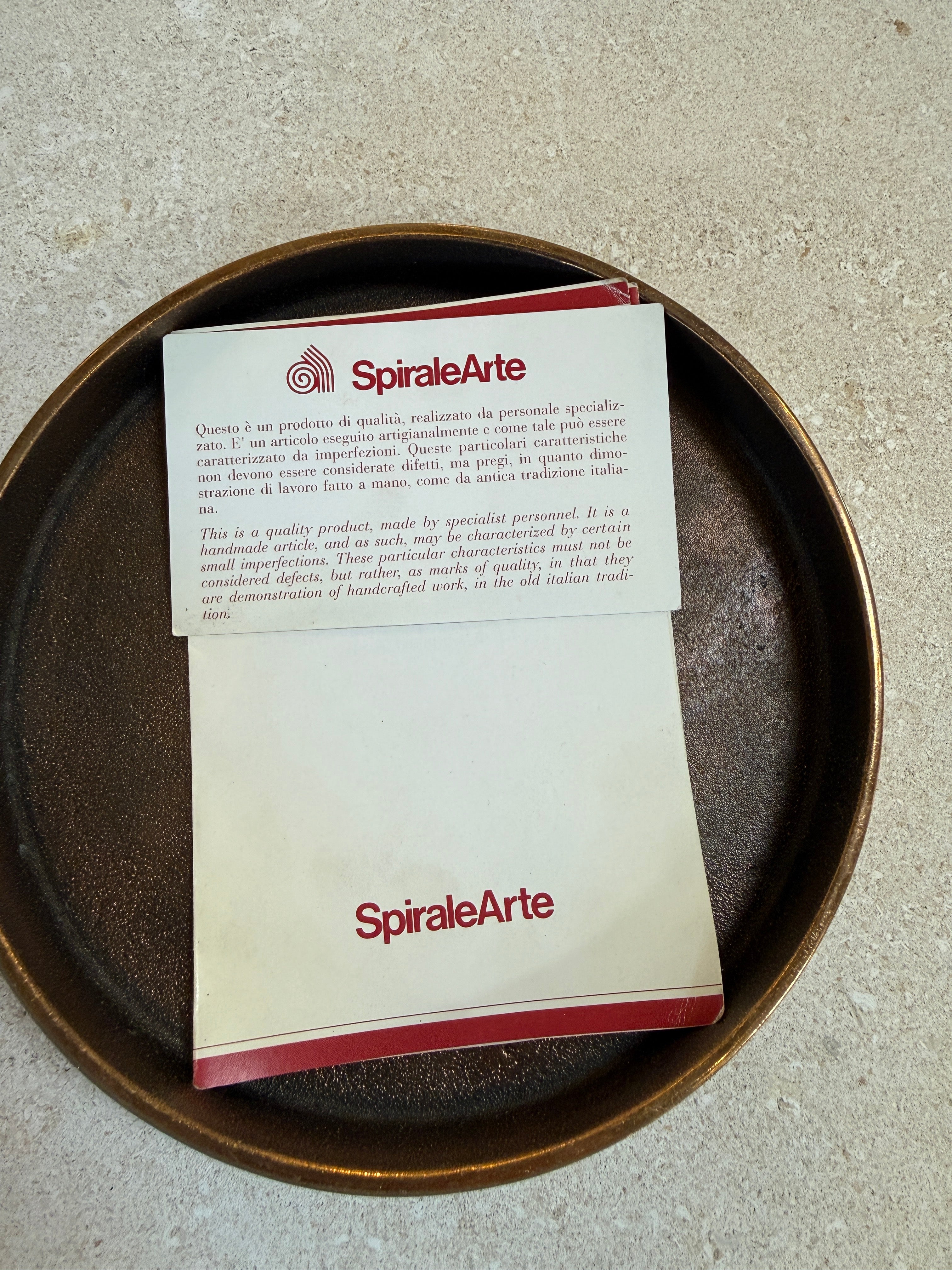 Round Brass Box by Esa Fedrigolli for SpiraleArte, Italy, 1970s