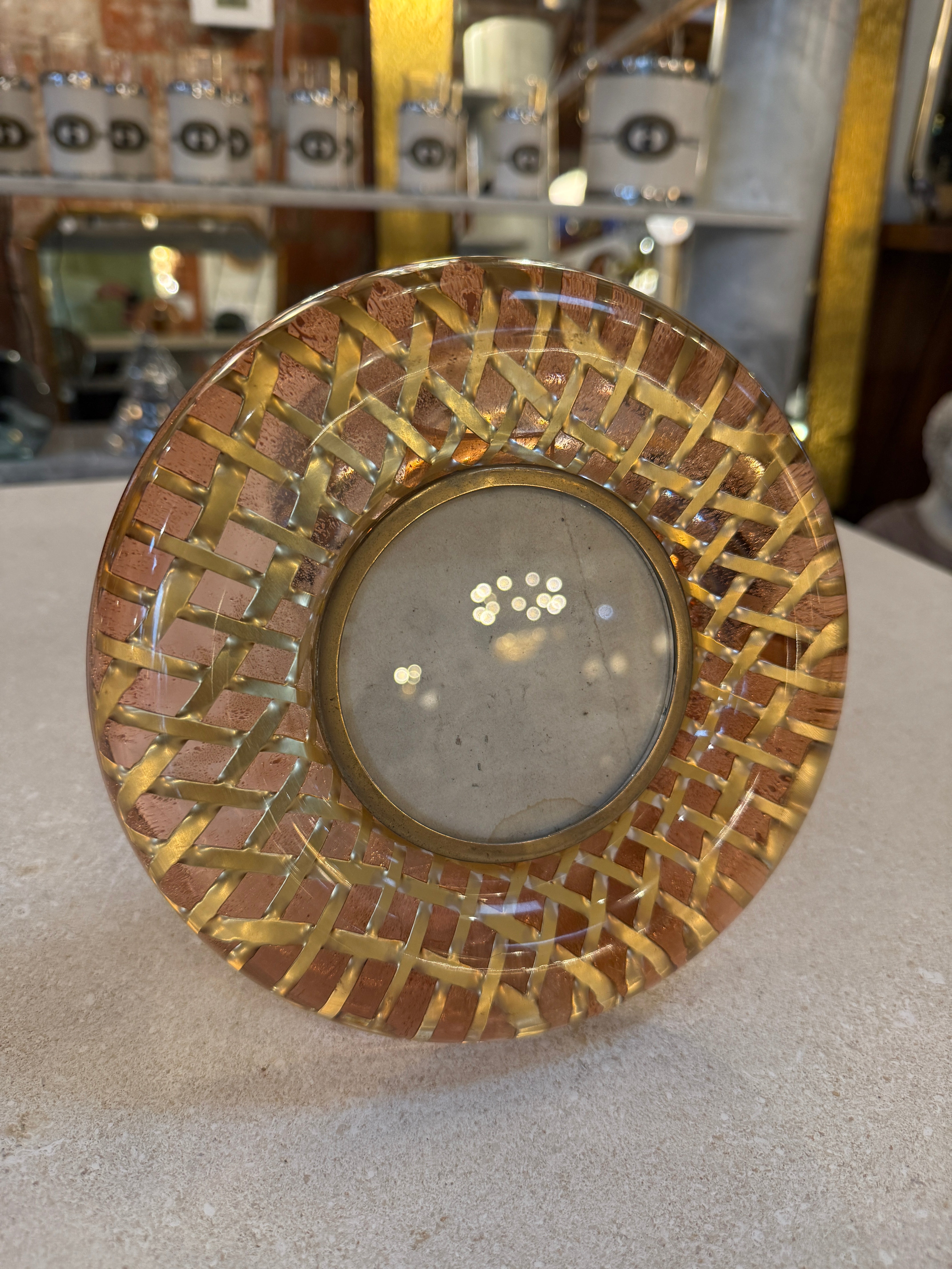 Italian Mid-Century Picture Frame by GTS Firenze, 1970s