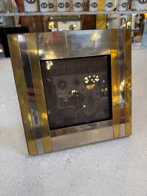 Christofle Silver-Plated and Brass Picture Frame