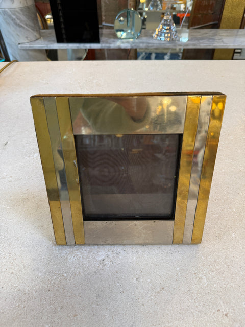 Christofle Silver-Plated and Brass Picture Frame