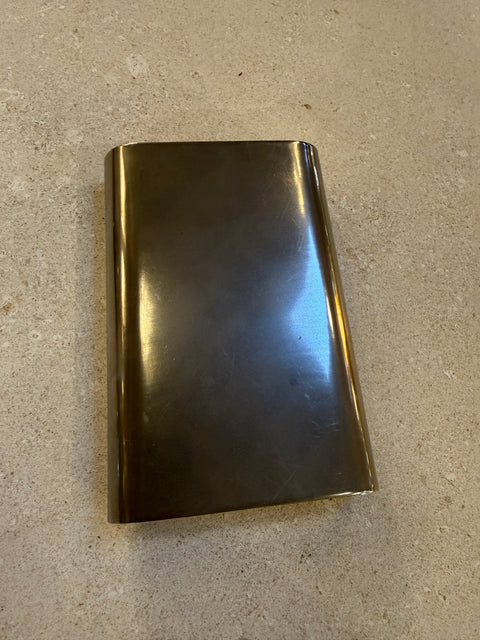 Minimalist Italian Stainless Steel Box, 1970s